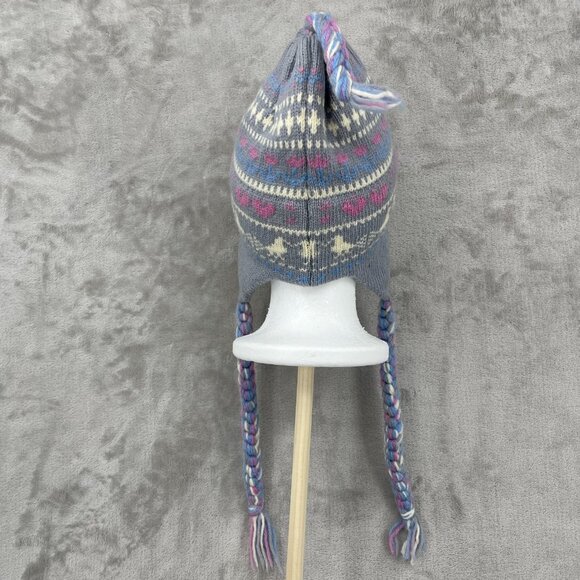 Stowe Woolens Vintage Women's Wool Knit Beanie Ski Winter Ducks Hearts USA Made - Picture 5 of 11